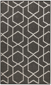 Horizon Indoor/Outdoor HOZ01 Black Rug - Rectangle