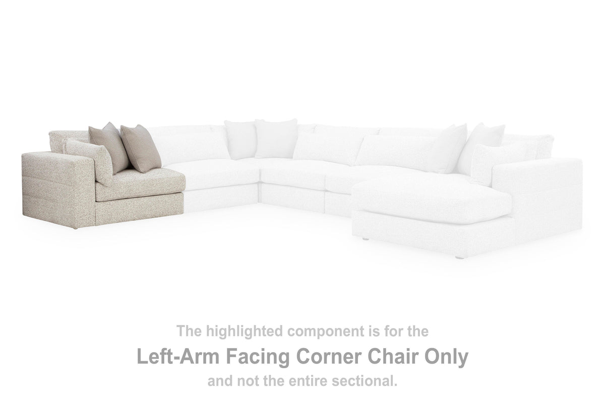 Ashbourne Estate LAF Corner Chair Chenille