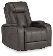 Feazada PWR Recliner/ADJ Headrest Faux Leather