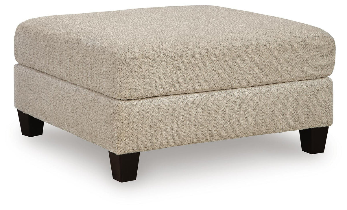 Steelwater Retreat Oversized Accent Ottoman Chenille