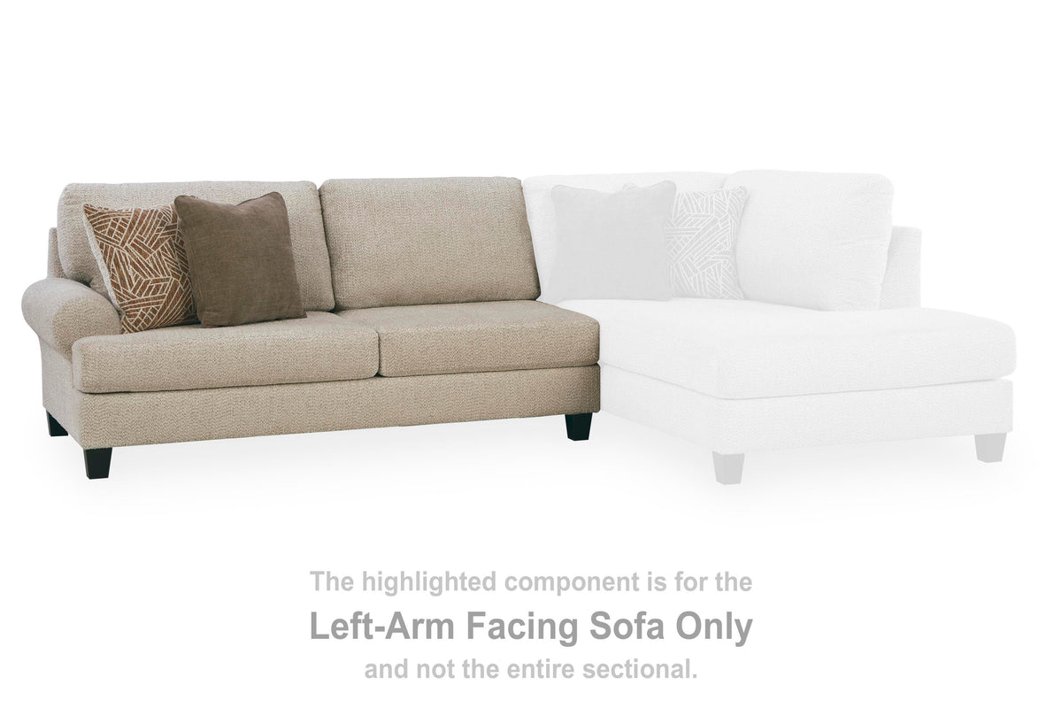 Steelwater Retreat LAF Sofa Chenille