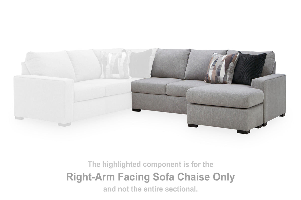 Lakepoint RAF Sofa Chaise Chenille