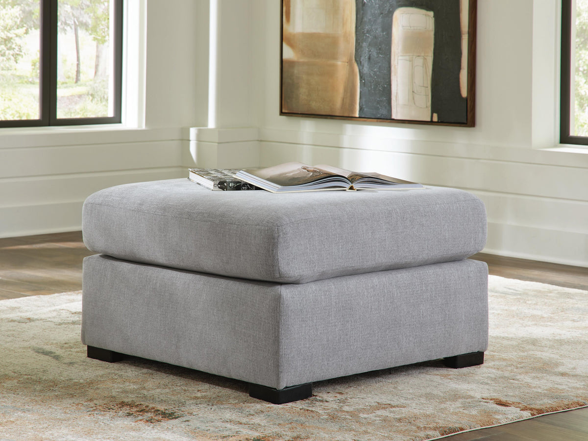 Lakepoint Oversized Accent Ottoman Chenille