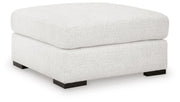 Misty-Lakes Oversized Accent Ottoman Chenille Next-Gen Nuvella™ Performance Fabric