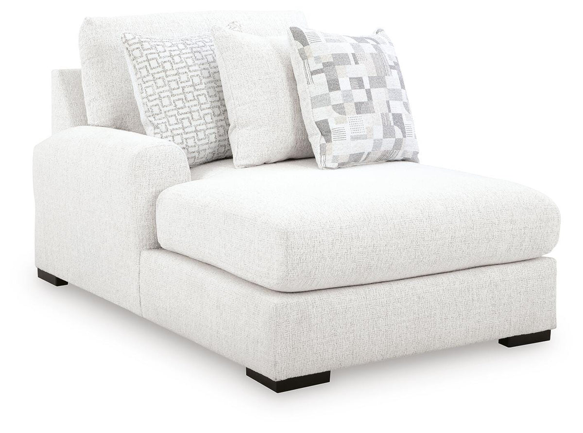 Misty-Lakes LAF Corner Chaise Chenille Next-Gen Nuvella™ Performance Fabric