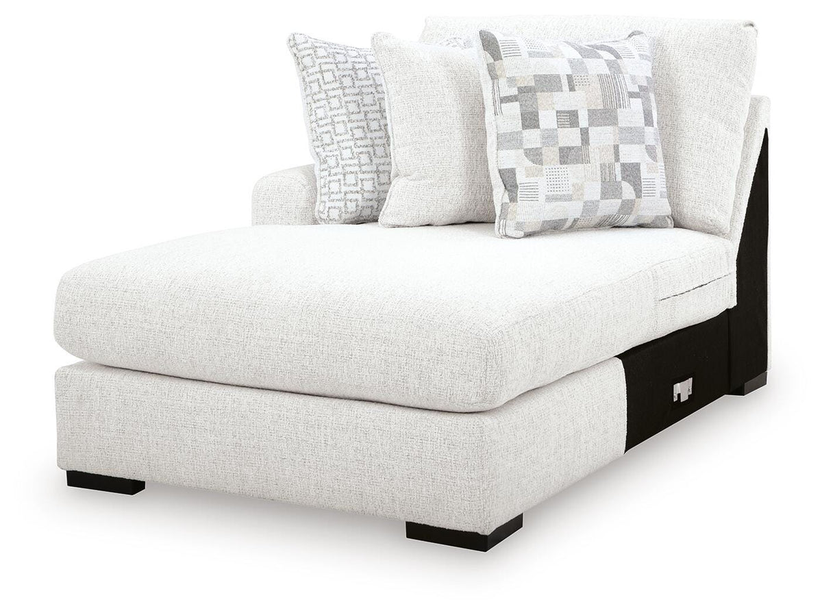Misty-Lakes LAF Corner Chaise Chenille Next-Gen Nuvella™ Performance Fabric
