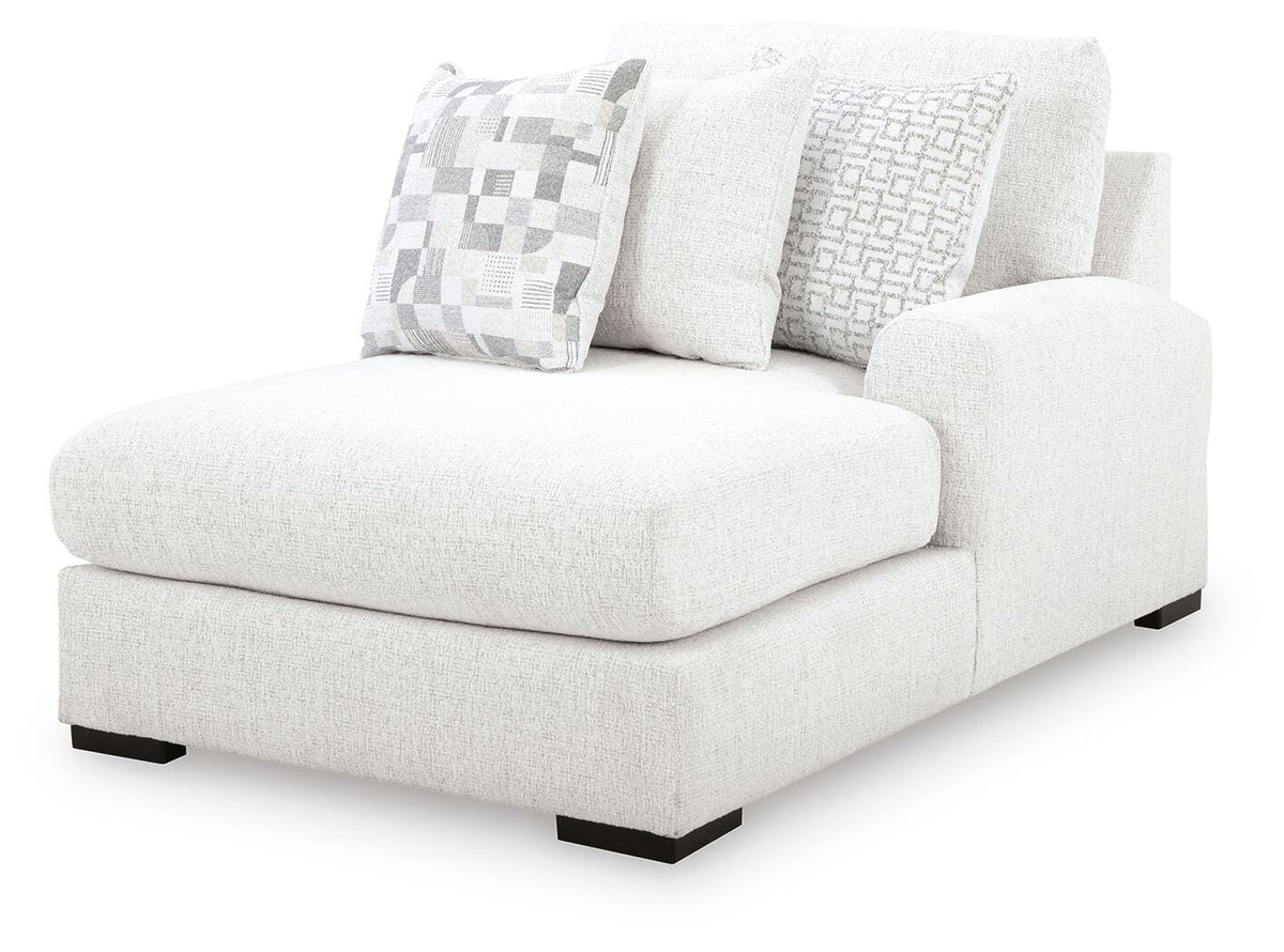 Misty-Lakes RAF Corner Chaise Chenille Next-Gen Nuvella™ Performance Fabric
