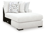 Misty-Lakes RAF Corner Chaise Chenille Next-Gen Nuvella™ Performance Fabric