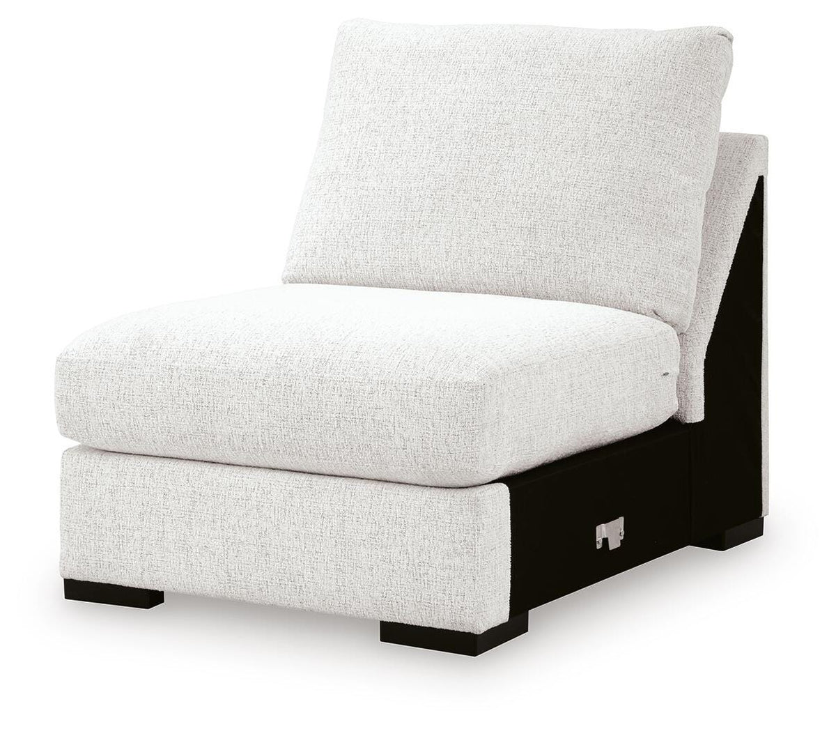 Misty-Lakes Armless Chair Chenille Next-Gen Nuvella™ Performance Fabric
