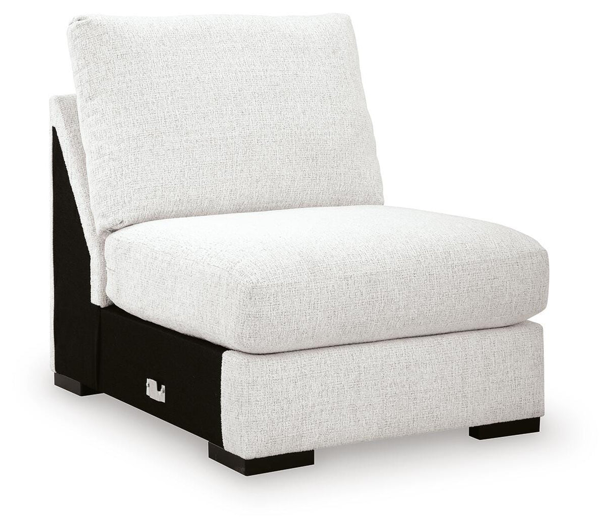 Misty-Lakes Armless Chair Chenille Next-Gen Nuvella™ Performance Fabric