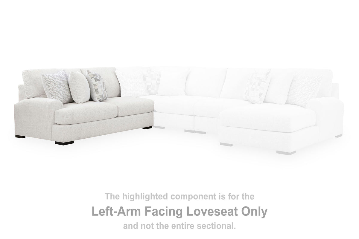 Misty-Lakes LAF Loveseat Chenille Next-Gen Nuvella™ Performance Fabric