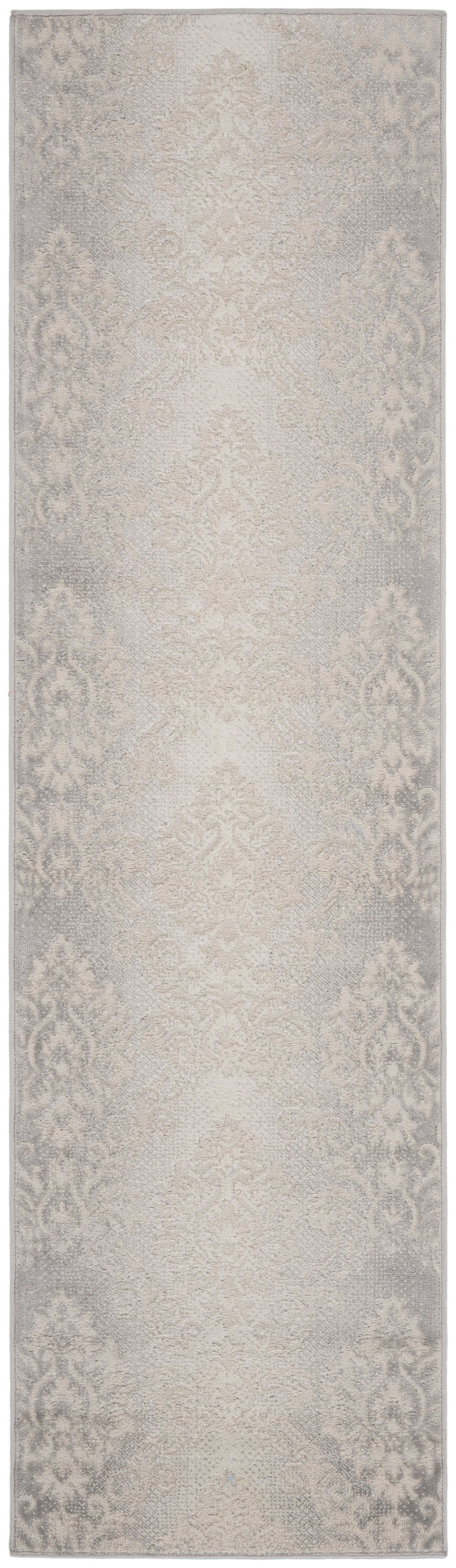 Elation ETN03 Ivory Grey Rug - Runner