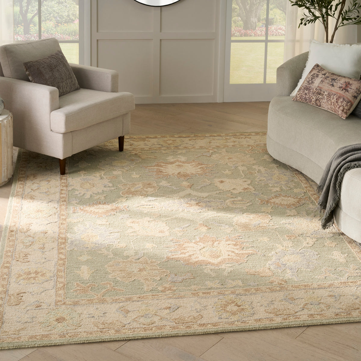 Maison MSO05 Sage Ivory Rug - room scene