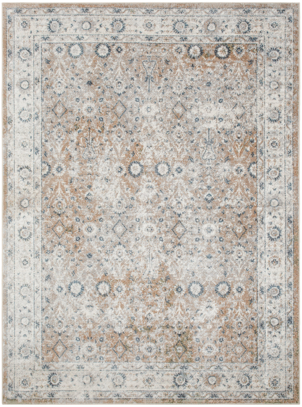 Astra Machine Washable ASW16 Silver Taupe Rug - Rectangle