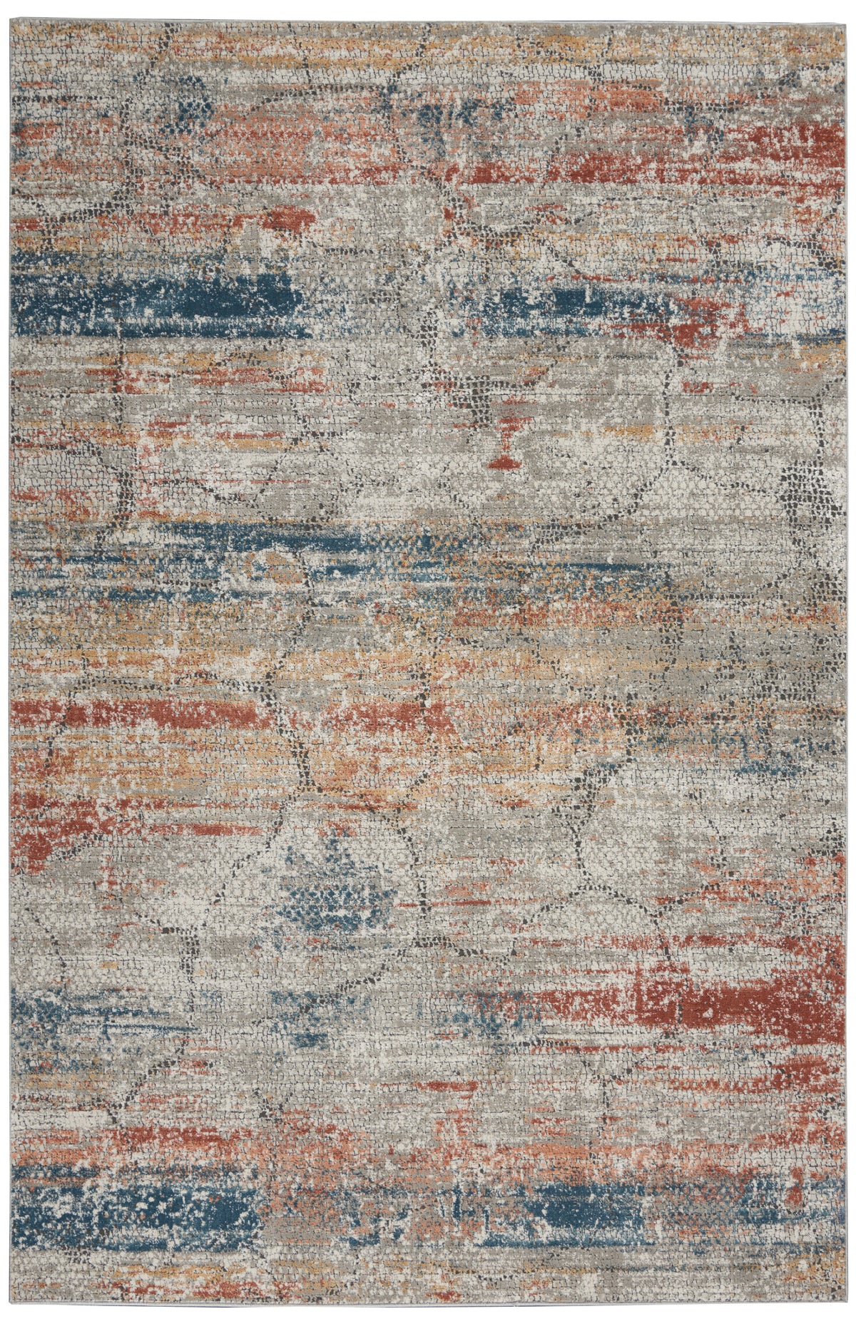 Rustic Textures RUS11 Multicolor Rug - Rectangle