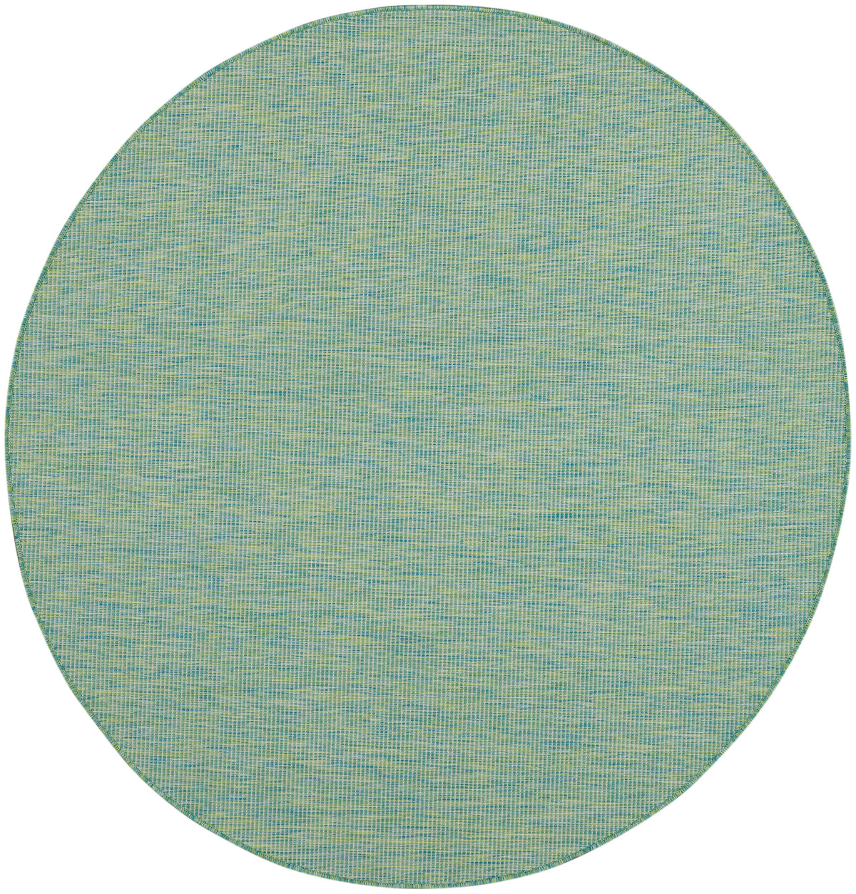 Positano POS01 Blue Green Rug - Round