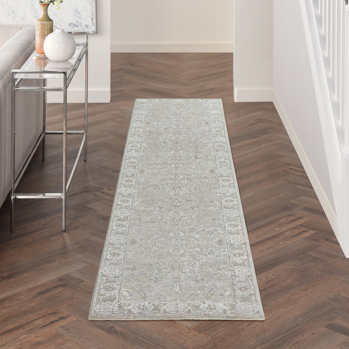 Infinite IFT01 Light Grey Rug - room scene