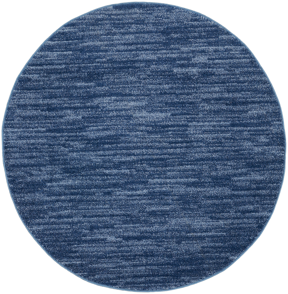 Nourison Essentials NRE01 Navy Blue Rug - Round
