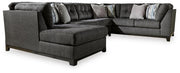 Reidshire 3-Piece Sectional with Chaise Chenille