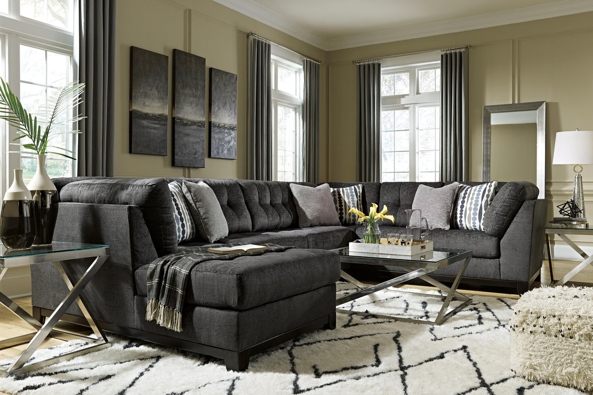 Reidshire 3-Piece Sectional with Chaise Chenille