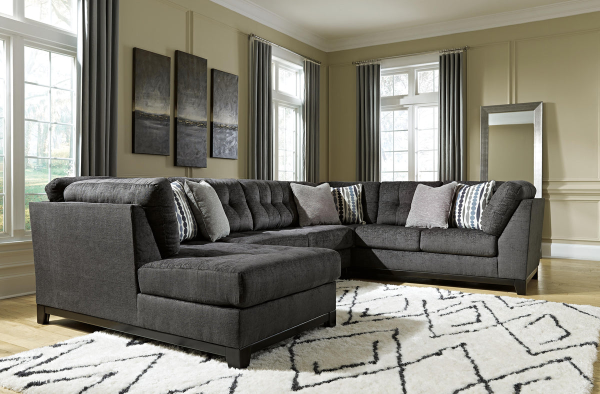 Reidshire 3-Piece Sectional with Chaise Chenille