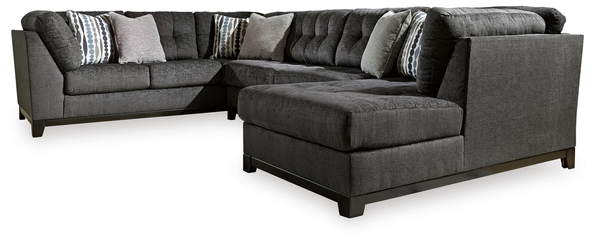 Reidshire 3-Piece Sectional with Chaise Chenille
