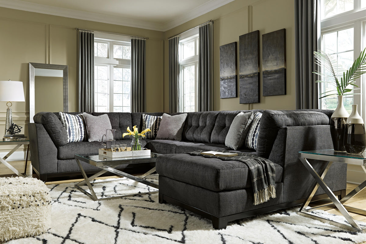Reidshire 3-Piece Sectional with Chaise Chenille