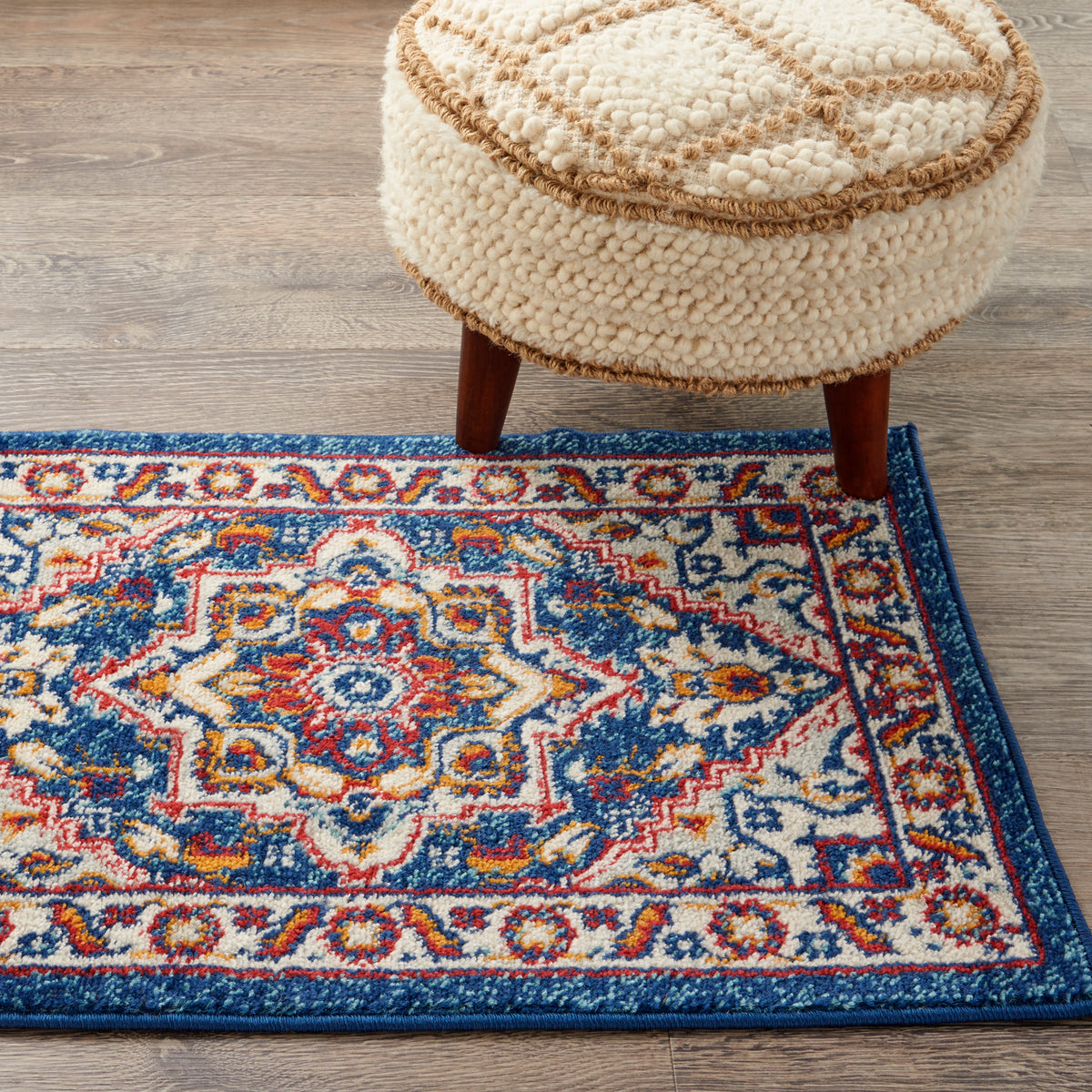 Passion PSN33 Blue Multicolor Rug - room scene