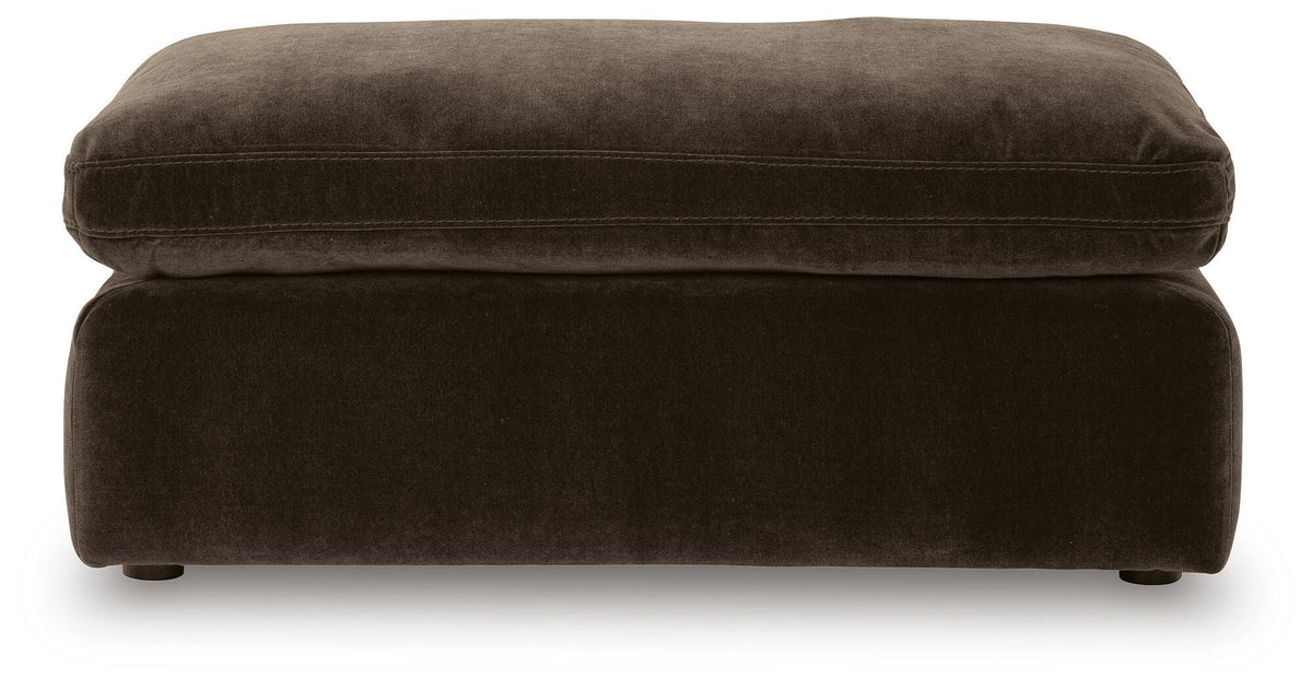 Maxton Heights Ottoman Velvet Chenille