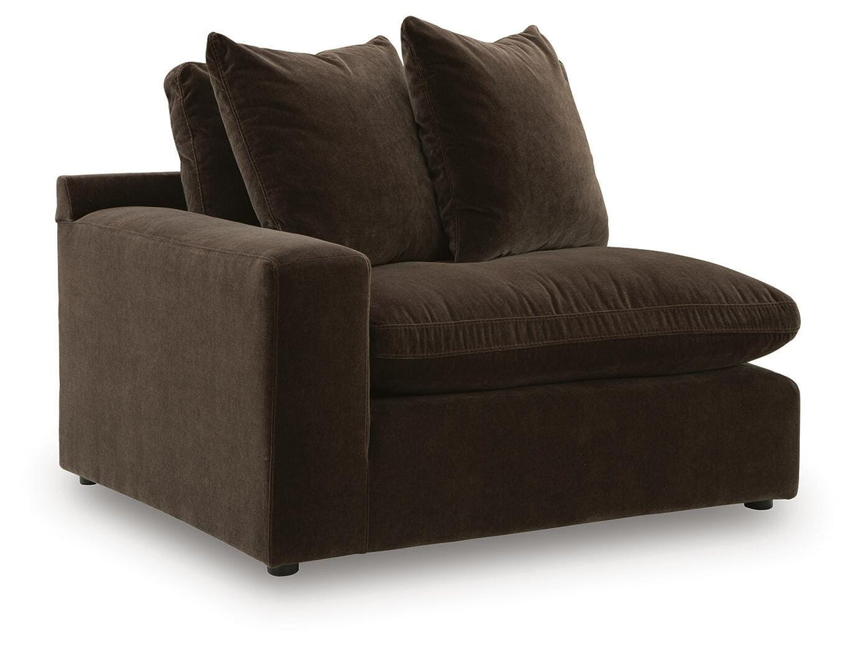 Maxton Heights LAF Corner Chair Velvet Chenille
