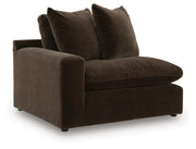 Maxton Heights LAF Corner Chair Velvet Chenille
