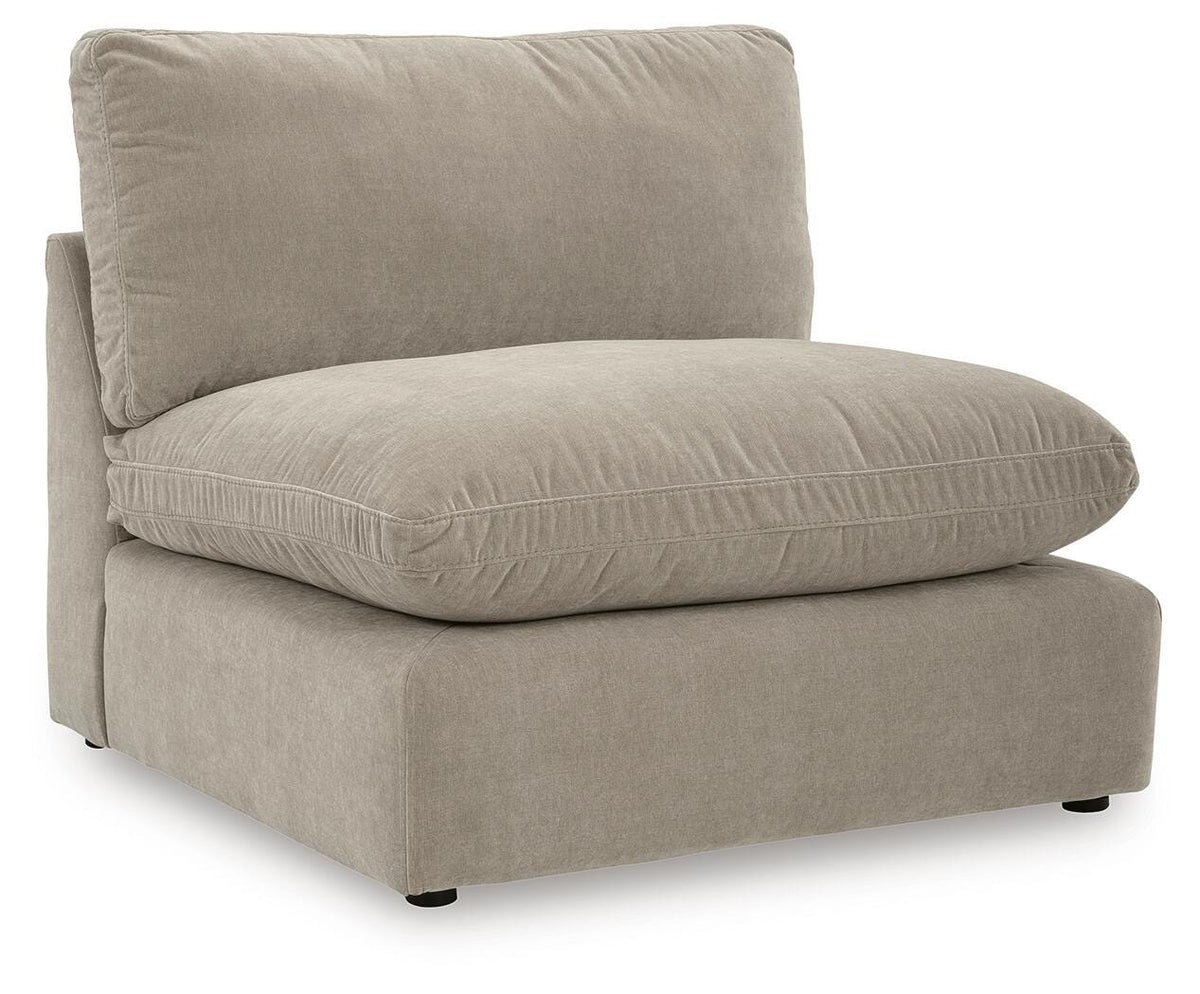 Maxton Heights Armless Chair Velvet Chenille