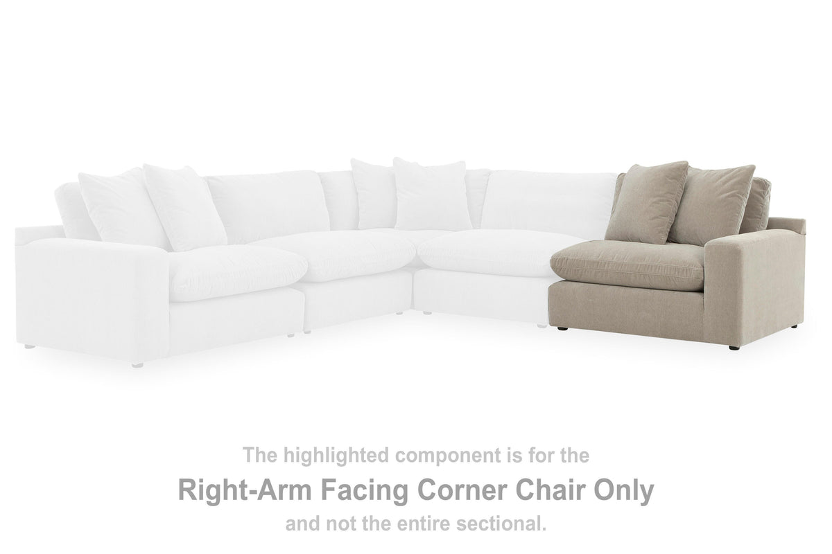 Maxton Heights RAF Corner Chair Velvet Chenille