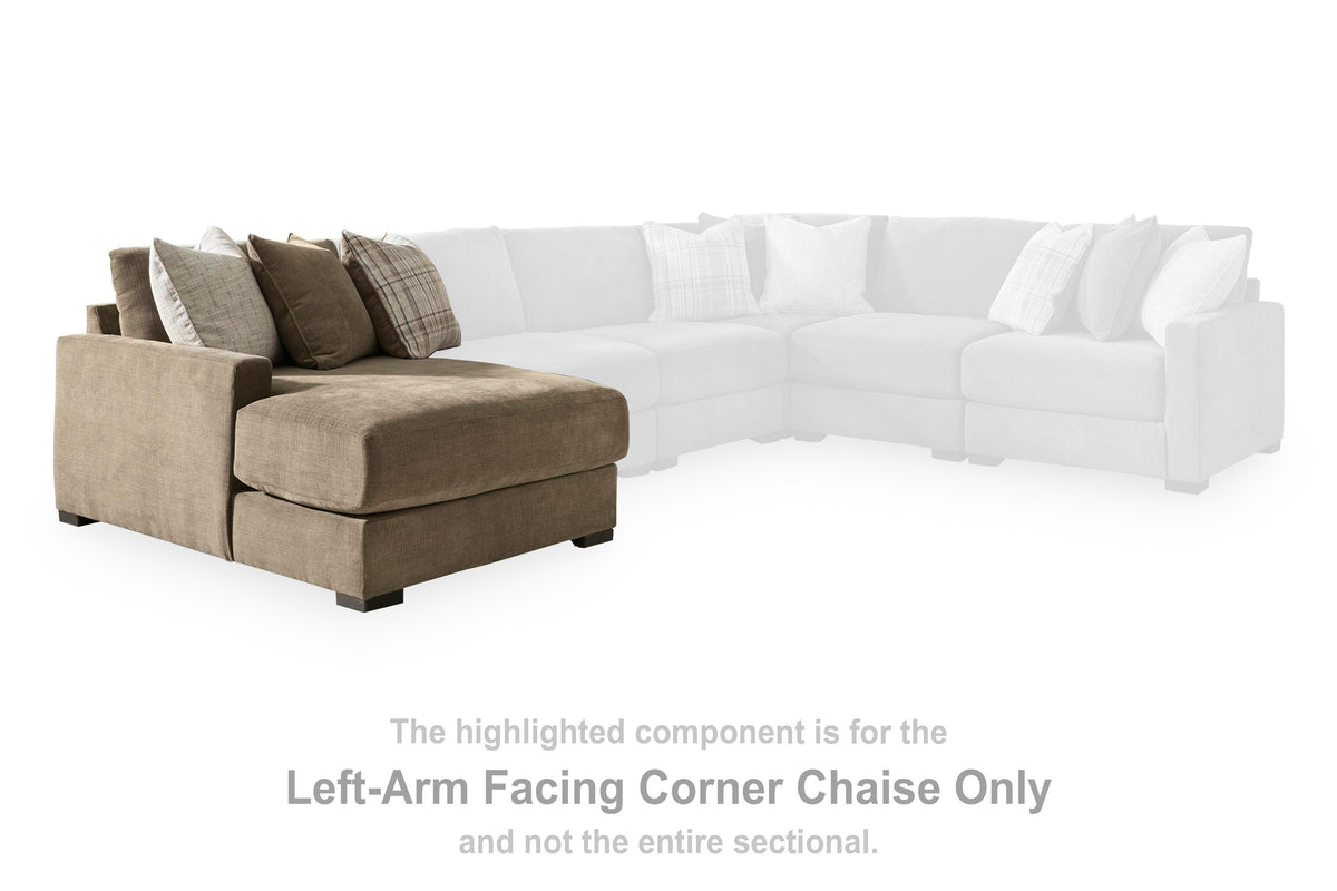 Camellia-Court LAF Corner Chaise Chenille