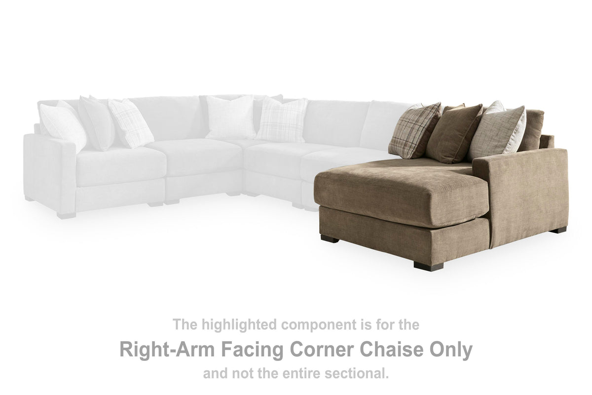 Camellia-Court RAF Corner Chaise Chenille