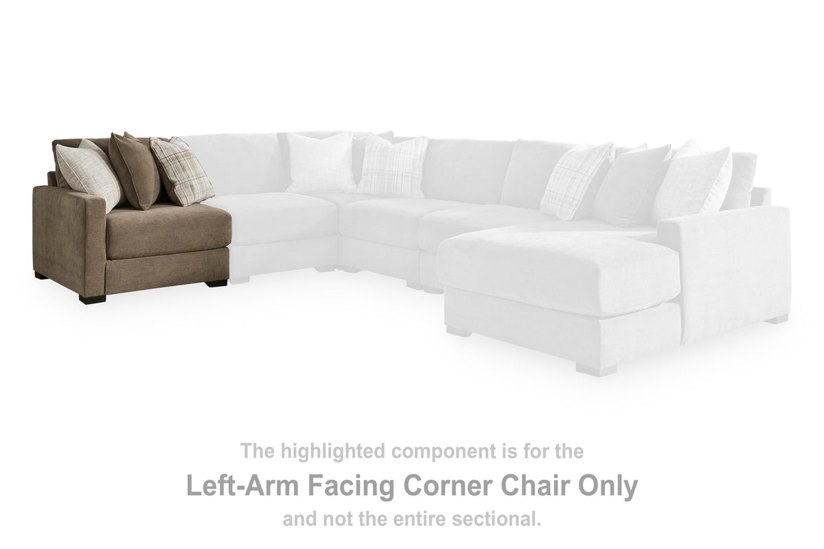 Camellia-Court LAF Corner Chair Chenille