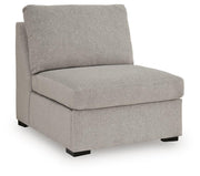 ModMax Luxe Armless Chair Chenille Next-Gen Nuvella™ Performance Fabric