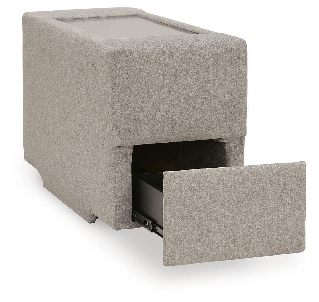 ModMax Luxe Console with Storage Chenille Next-Gen Nuvella™ Performance Fabric