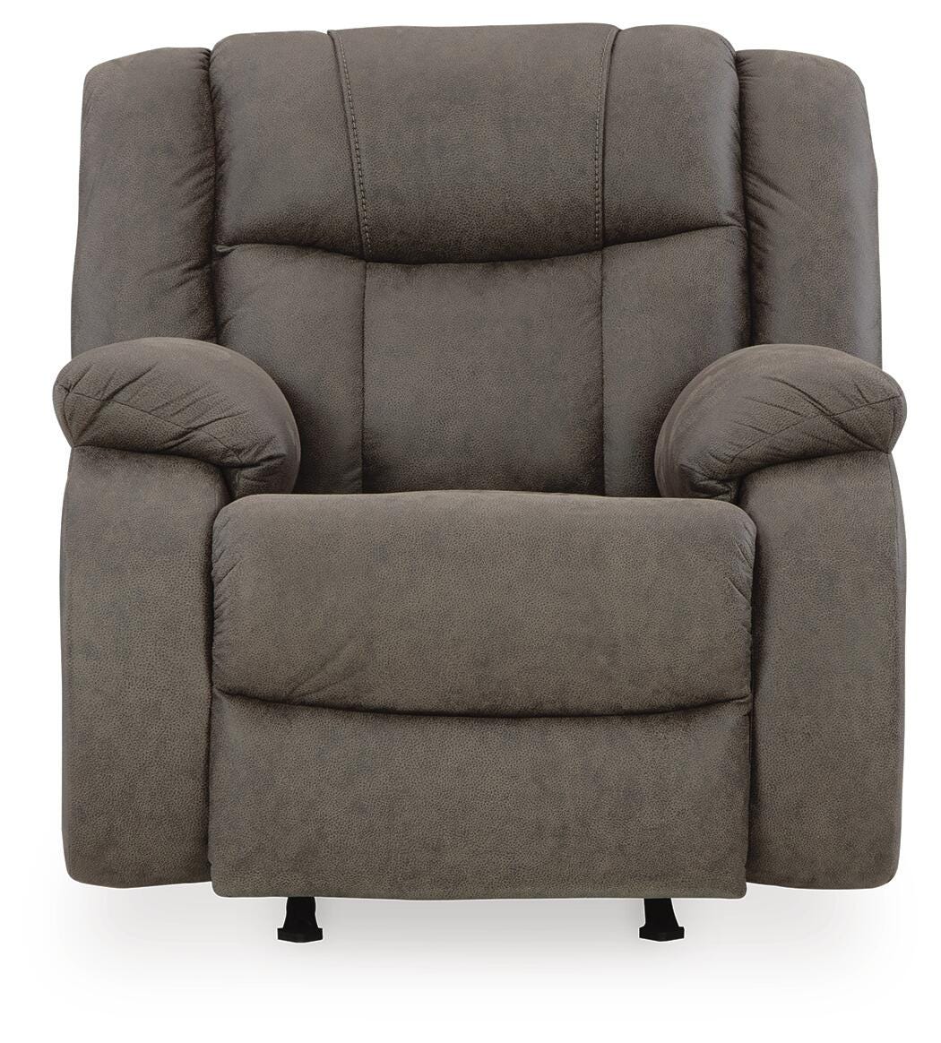 First Base Rocker Recliner Faux Leather