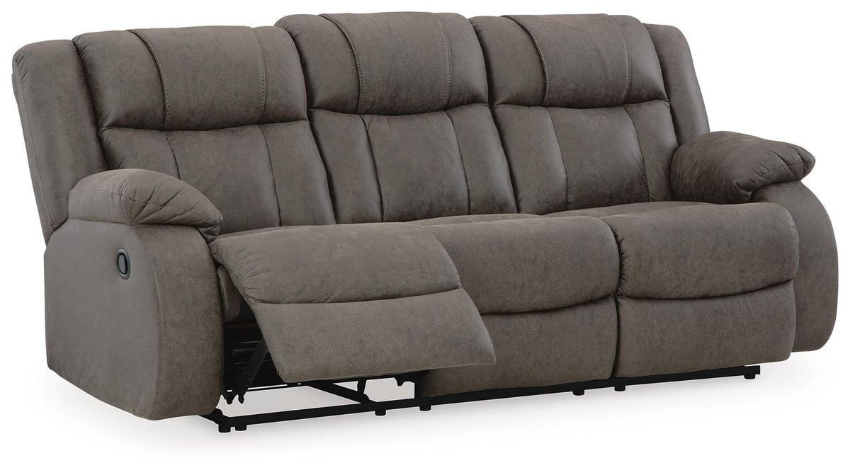 First Base Reclining Sofa and 2 Recliners