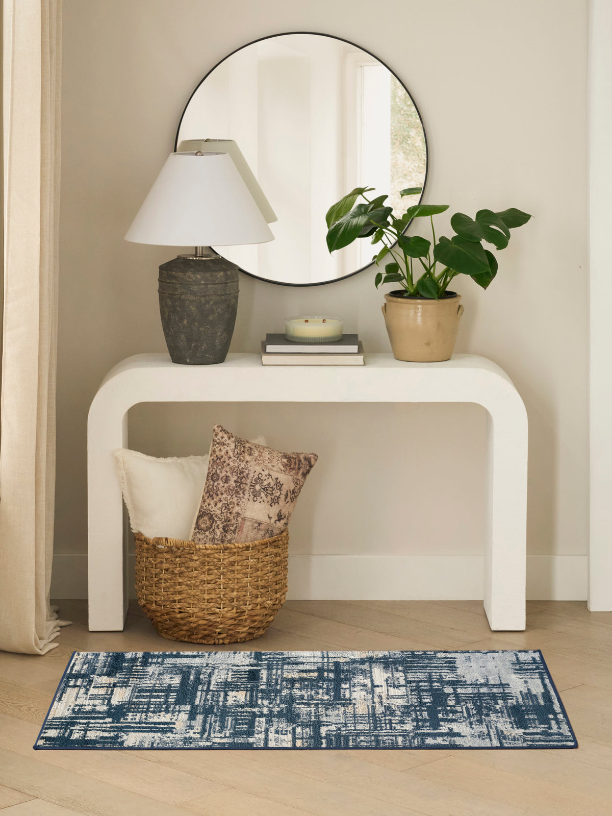 Dekor DEK11 Slate Rug - room scene