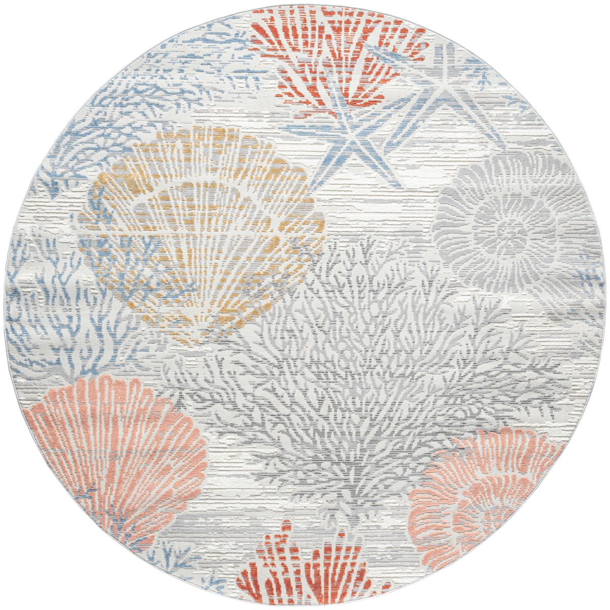 Seaside SDS04 Multicolor Rug - Round