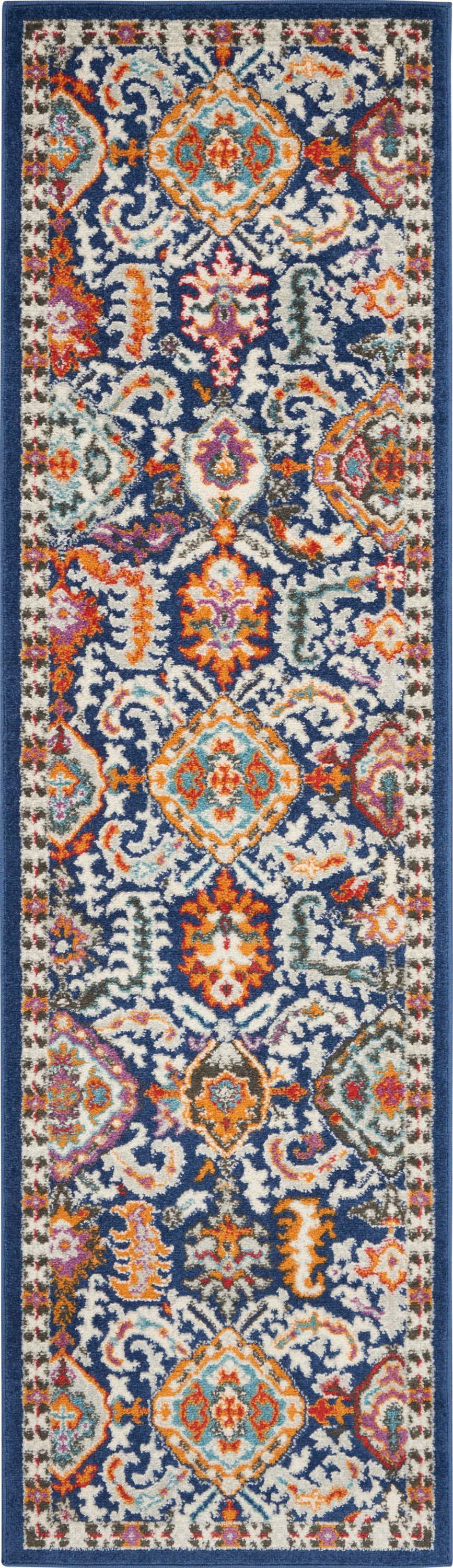 Passion PSN32 Blue Multicolor Rug - Runner