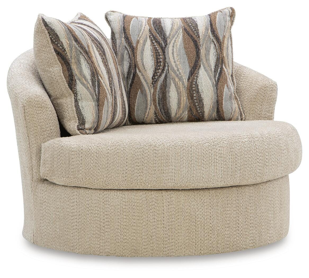Lofwood Swivel Accent Chair Chenille
