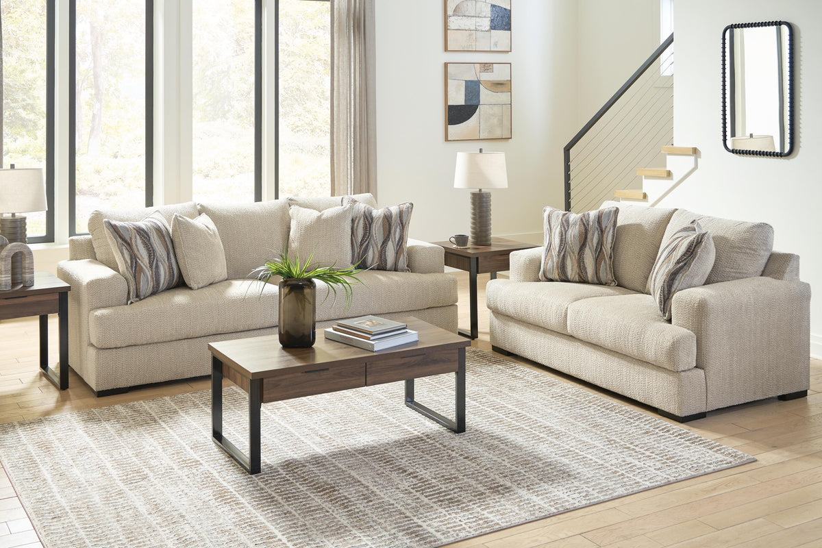 Lofwood Sofa and Loveseat