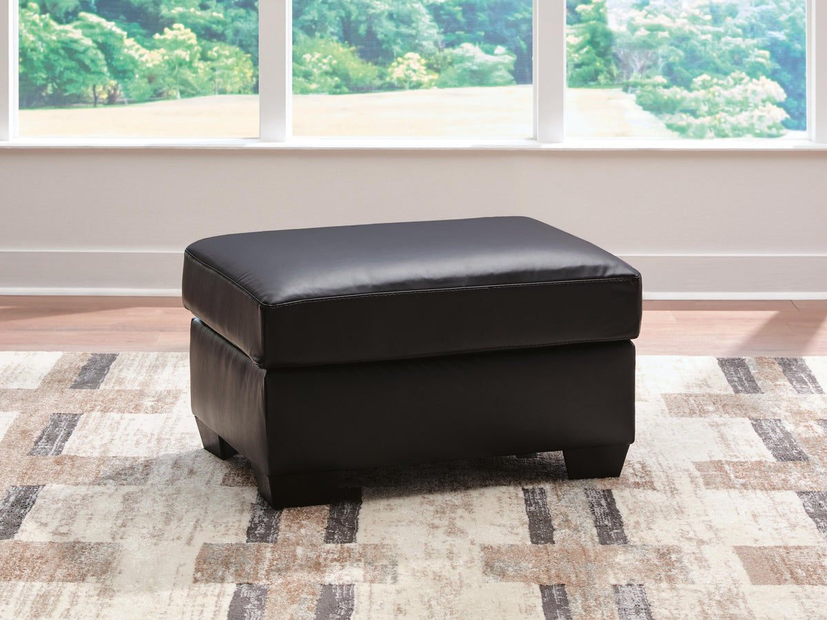 Glennbre Ottoman Faux Leather