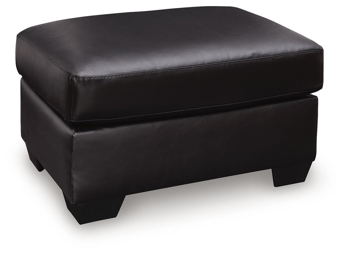 Glennbre Ottoman Faux Leather