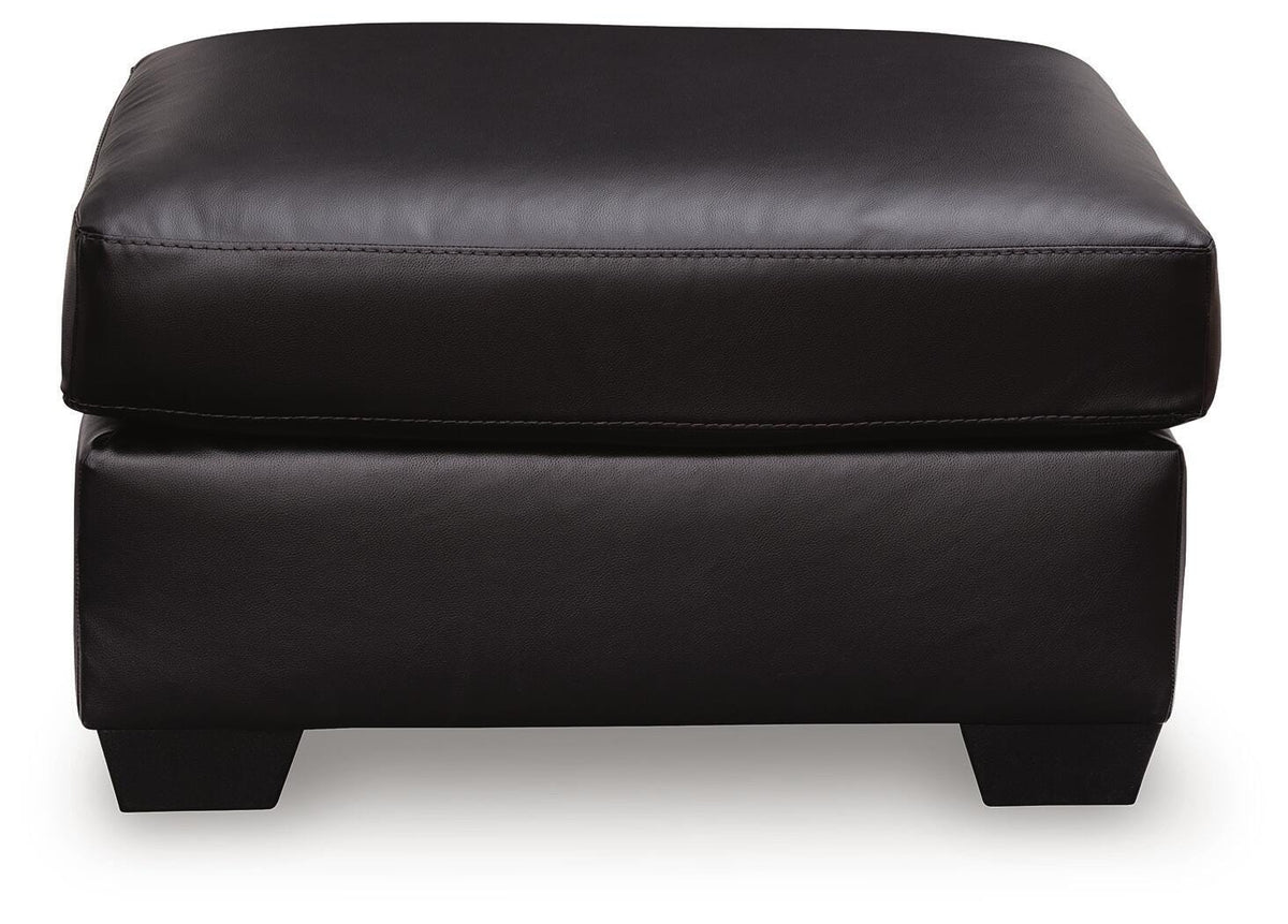 Glennbre Ottoman Faux Leather