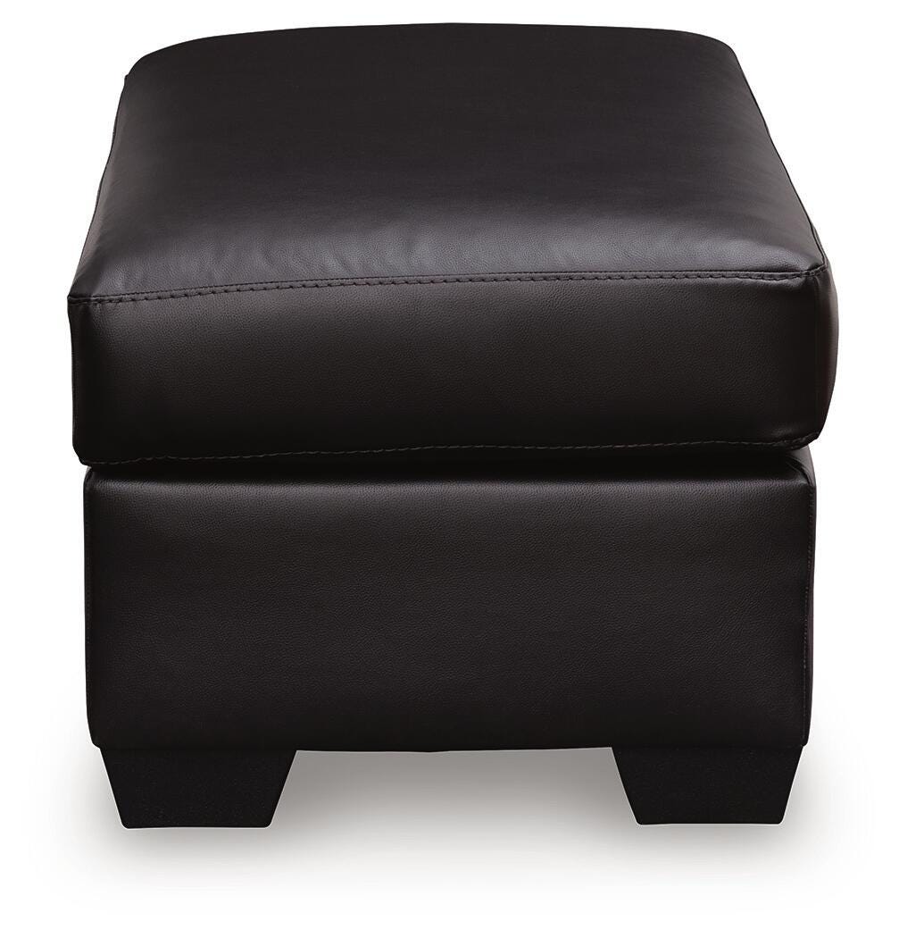 Glennbre Ottoman Faux Leather