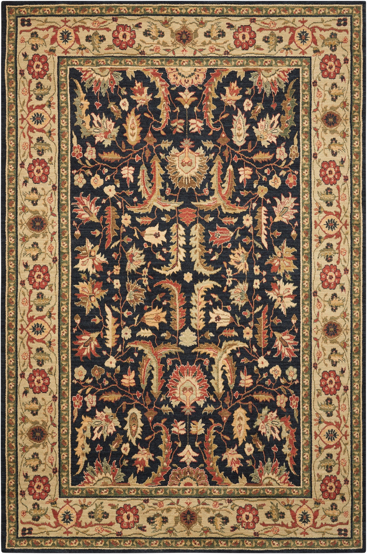 Living Treasures LI14 Midnight Rug - Rectangle